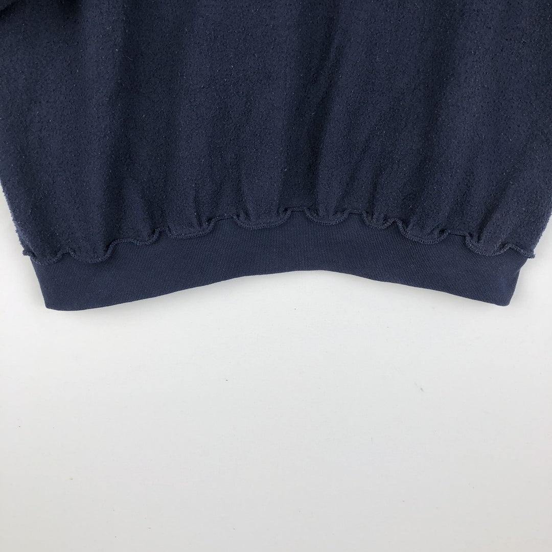 90'S TULTEX Shark Pattern Animal Sweatshirt, Made in USA, Men's XL equivalent, Vintage cotton navy blue type Vintage Second Hand