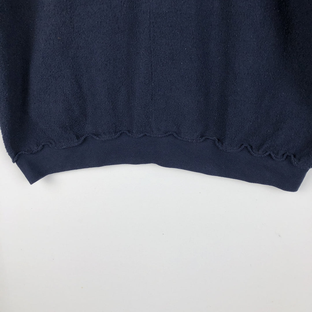 90'S TULTEX Shark Pattern Animal Sweatshirt, Made in USA, Men's XL equivalent, Vintage cotton navy blue type Vintage Second Hand