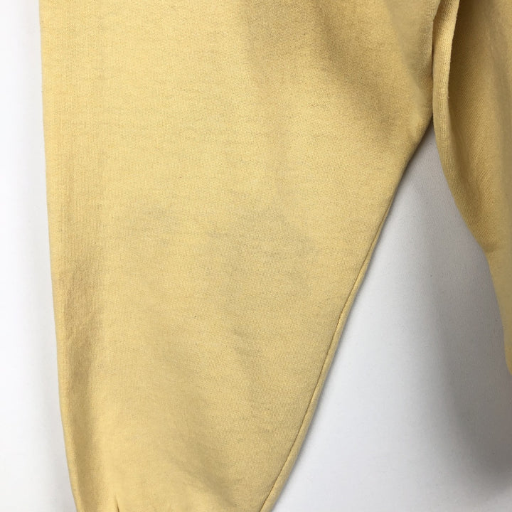 90'S Hanes COMFORTBLEND Cat Pattern Animal Sweatshirt, Men's XXL equivalent, Vintage cotton yellow type Vintage Second Hand
