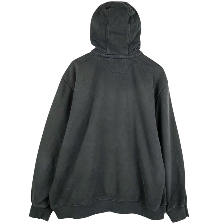 Carhartt Loose Fit Half-Zip Hoodie, Men's XL cotton black type Vintage Second Hand