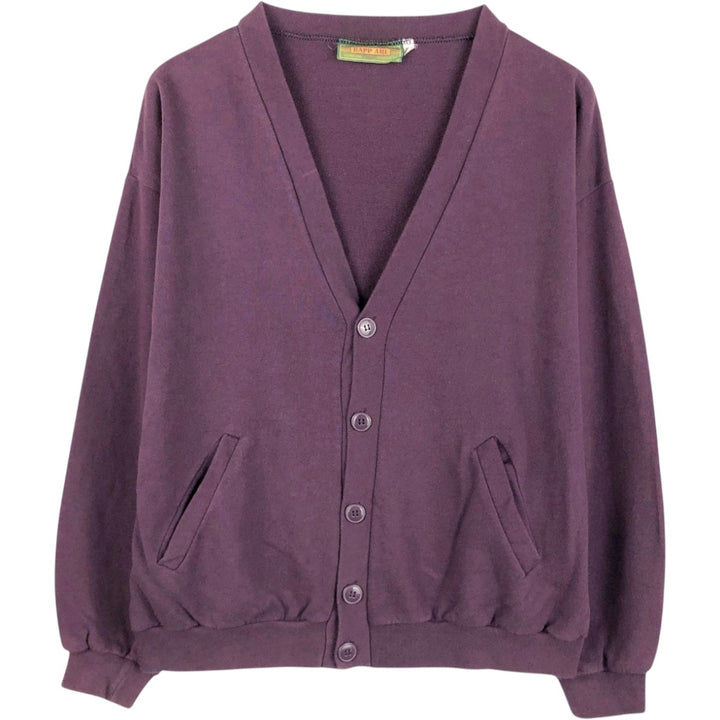 KAPP AHL Sweat Cardigan, Men's Size M (approx.) cotton purple type Vintage Second Hand