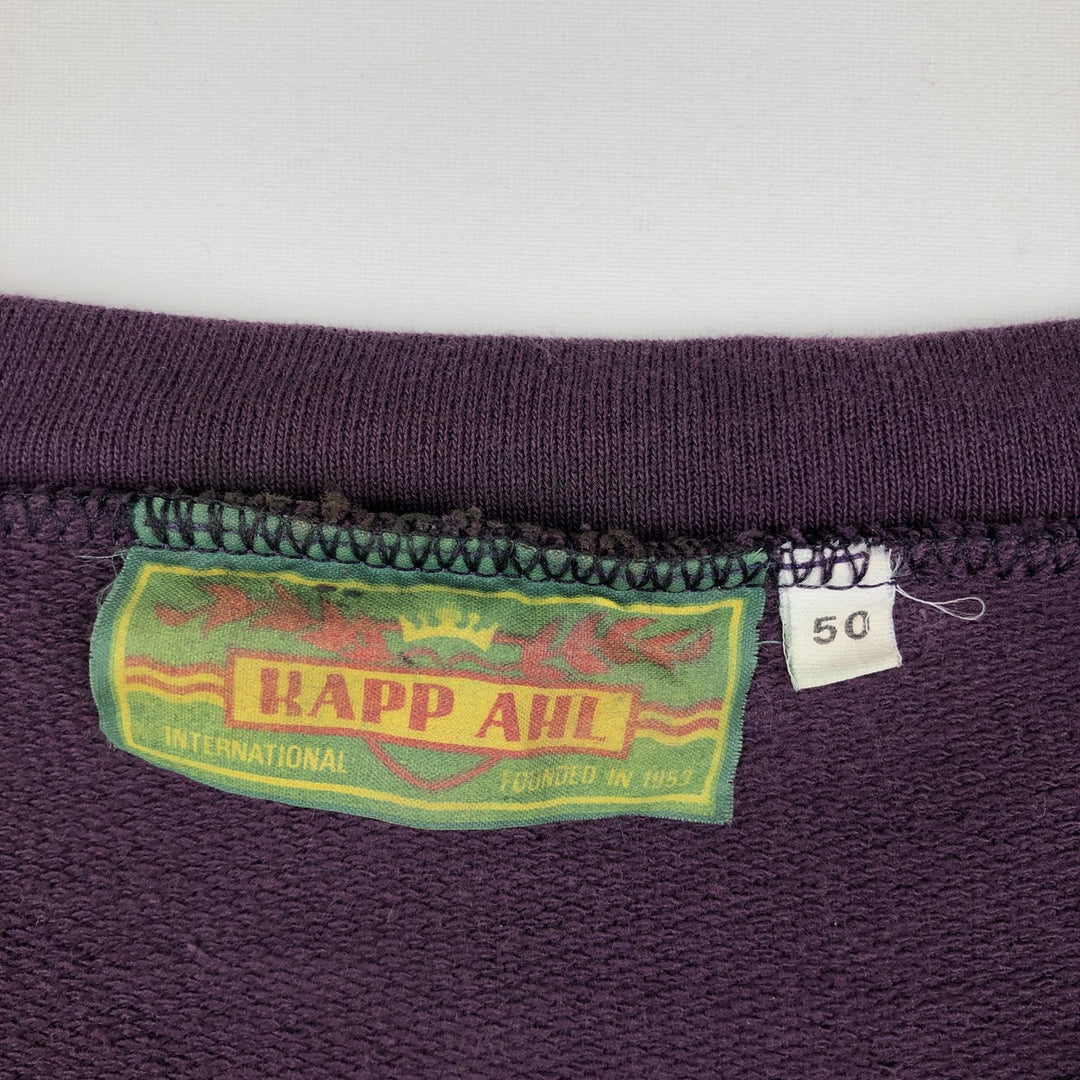 KAPP AHL Sweat Cardigan, Men's Size M (approx.) cotton purple type Vintage Second Hand