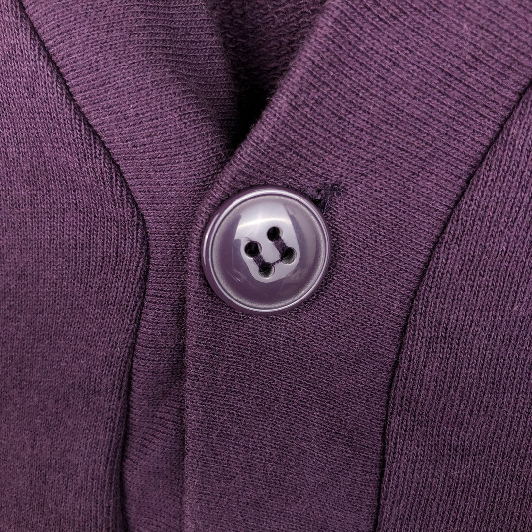 KAPP AHL Sweat Cardigan, Men's Size M (approx.) cotton purple type Vintage Second Hand