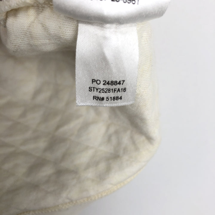 Patagonia Organic Cotton Quilted Snap-T Sweatshirt (25281FA18) - Women's Size M cotton white type Vintage Second Hand