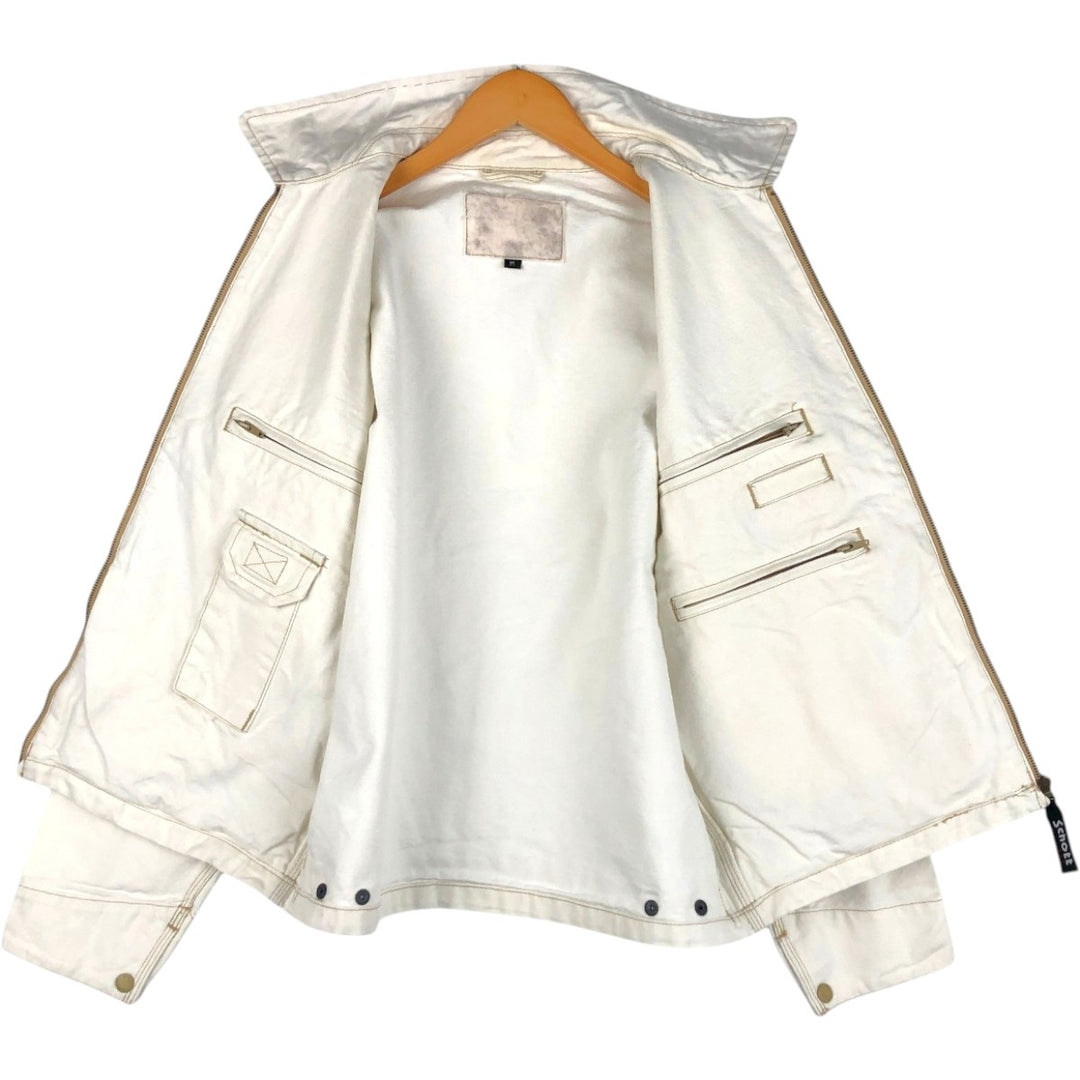 Schott Duck Work Jacket, Men's Size M (approx.) unclear white type Vintage Second Hand
