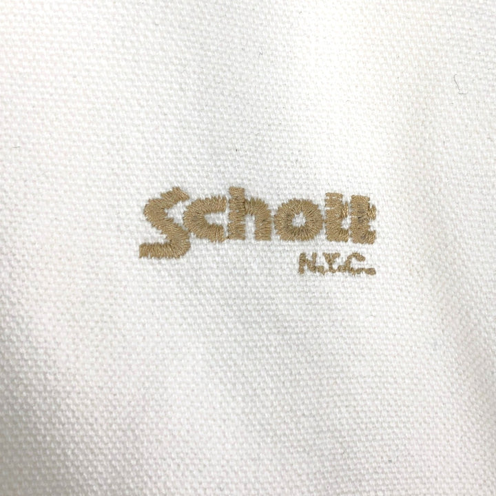 Schott Duck Work Jacket, Men's Size M (approx.) unclear white type Vintage Second Hand