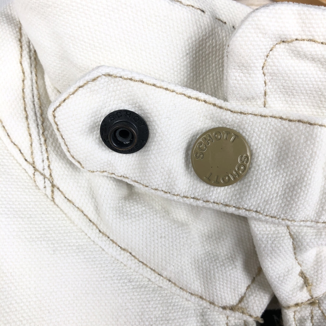 Schott Duck Work Jacket, Men's Size M (approx.) unclear white type Vintage Second Hand