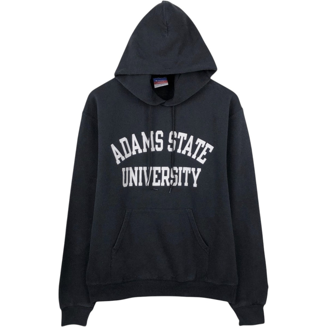 Champion Authentic Athletic Apparel College Sweatshirt Pullover Hoodie, Men's Size M (approx.) cotton black type Vintage Second Hand
