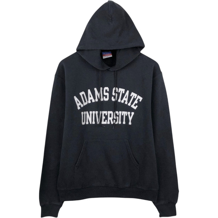 Champion Authentic Athletic Apparel College Sweatshirt Pullover Hoodie, Men's Size M (approx.) cotton black type Vintage Second Hand