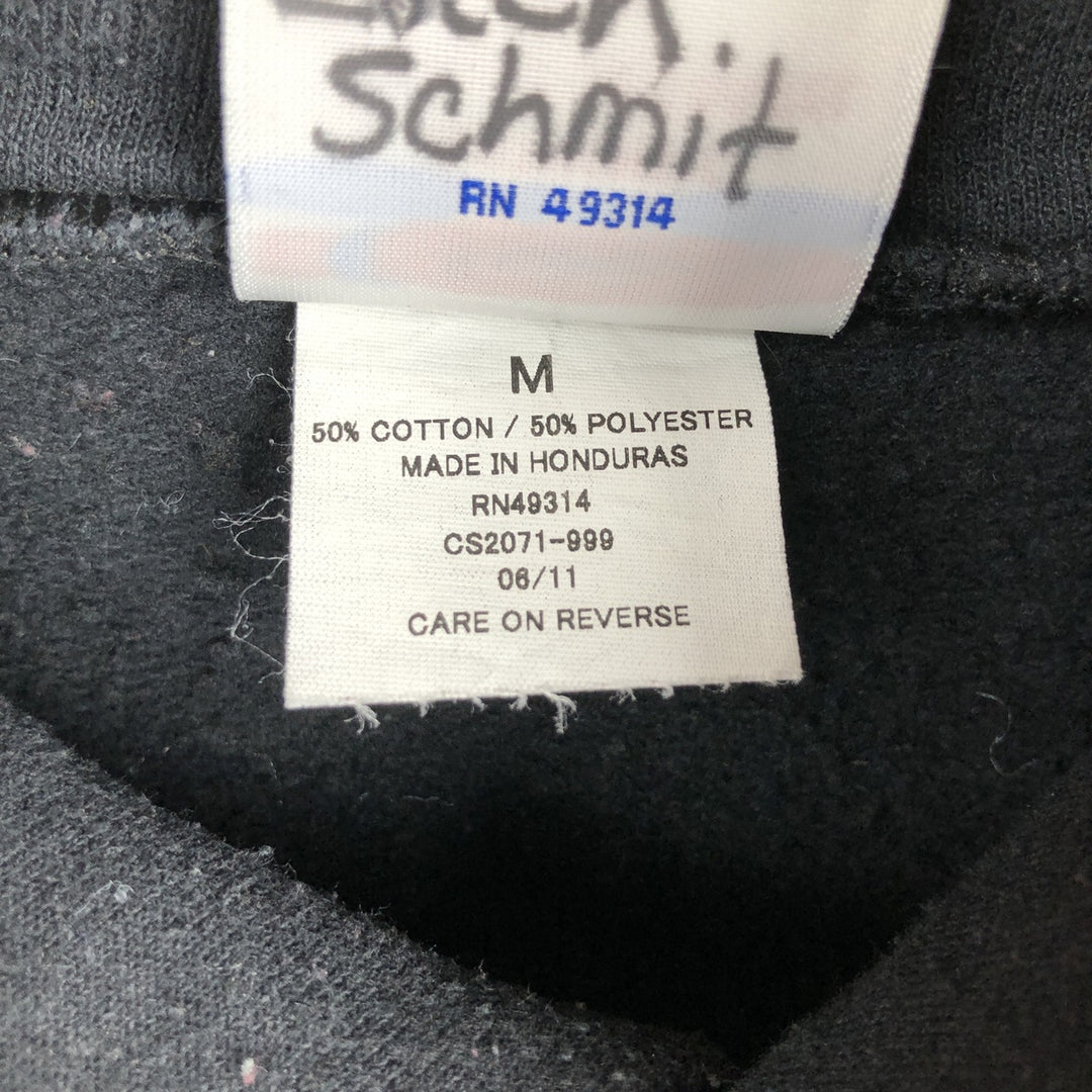 Champion Authentic Athletic Apparel College Sweatshirt Pullover Hoodie, Men's Size M (approx.) cotton black type Vintage Second Hand
