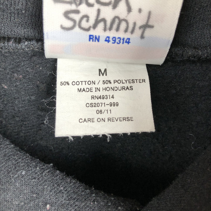 Champion Authentic Athletic Apparel College Sweatshirt Pullover Hoodie, Men's Size M (approx.) cotton black type Vintage Second Hand