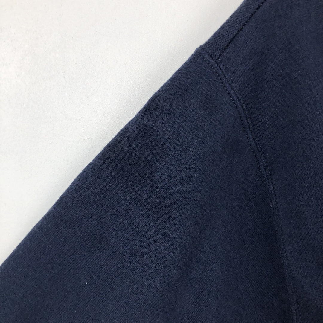 2000'S Champion Authentic Athletic Apparel College Pullover Hoodie, Men's Size M cotton navy blue type Vintage Second Hand
