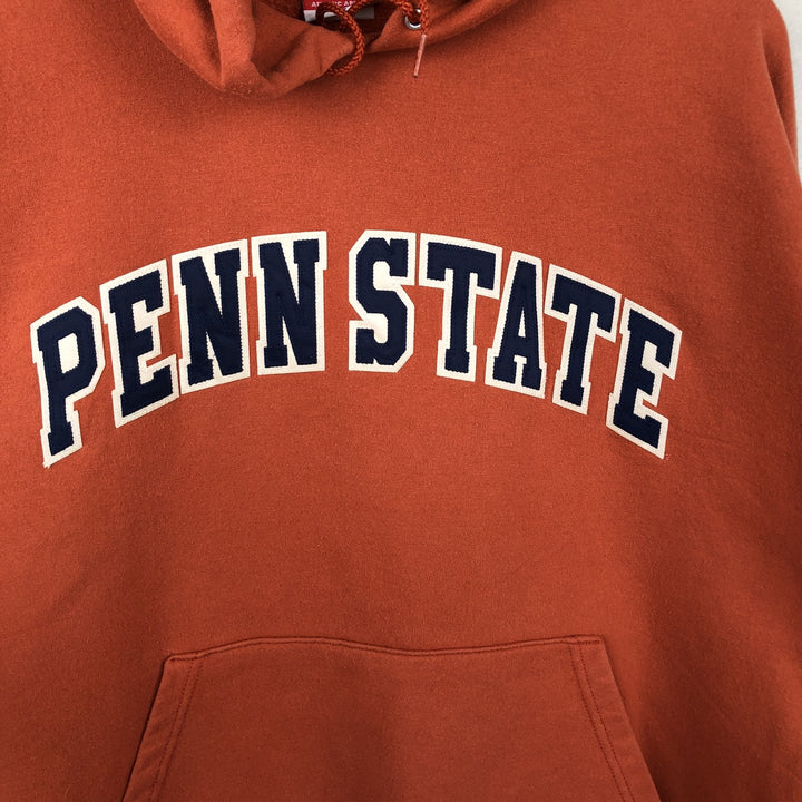 2000'S Champion Authentic Athletic Apparel Pennsylvania State University College Sweat Full-Zip Hoodie unclear orange type Vintage Second Hand