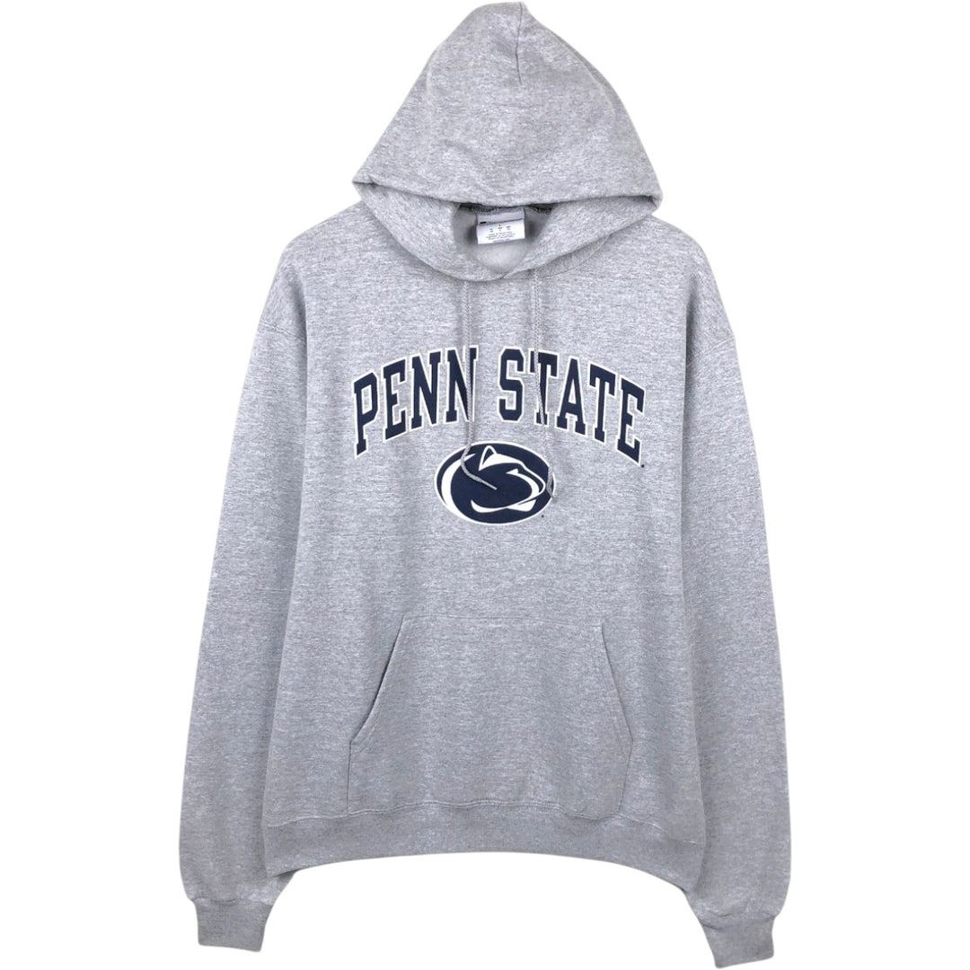 Champion Authentic Athletic Wear Pennsylvania State University College Sweat Full-Zip Hoodie, Men's Size L (approx.) cotton gray type Vintage Second Hand