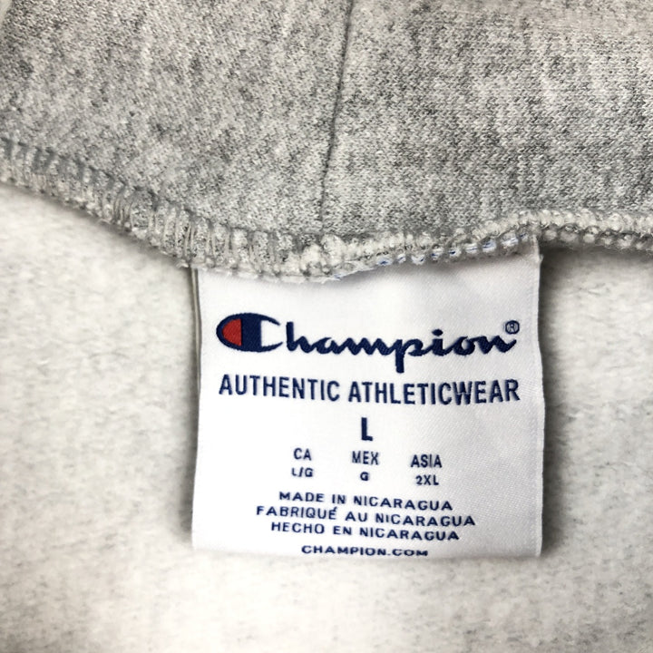 Champion Authentic Athletic Wear Pennsylvania State University College Sweat Full-Zip Hoodie, Men's Size L (approx.) cotton gray type Vintage Second Hand