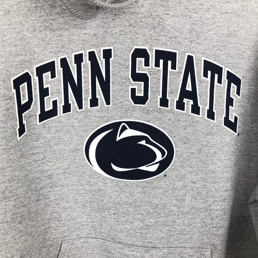 Champion Authentic Athletic Wear Pennsylvania State University College Sweat Full-Zip Hoodie, Men's Size L (approx.) cotton gray type Vintage Second Hand