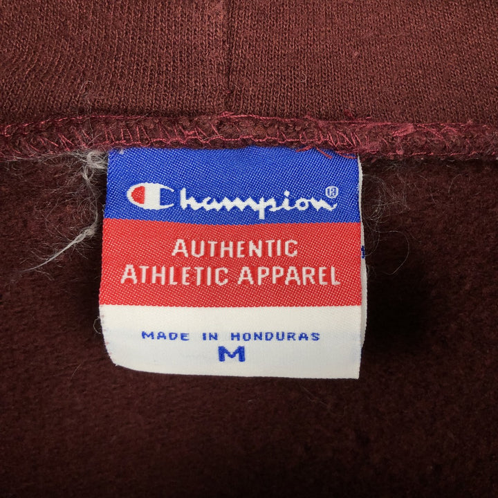 Champion HARVARD College Sweatshirt Pullover Hoodie (Men's Size M) polyester burgundy type Vintage Second Hand