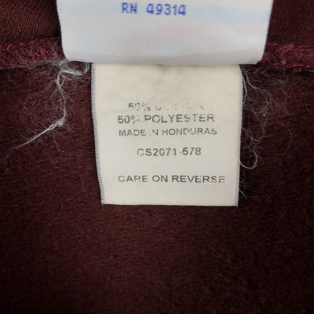 Champion HARVARD College Sweatshirt Pullover Hoodie (Men's Size M) polyester burgundy type Vintage Second Hand