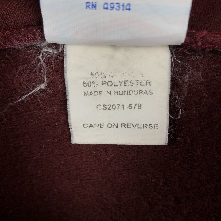 Champion HARVARD College Sweatshirt Pullover Hoodie (Men's Size M) polyester burgundy type Vintage Second Hand