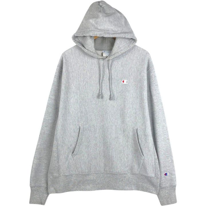 Champion REVERSE WEAVE Reverse Weave Sweat Pullover Hoodie Men's L size cotton gray type Vintage Second Hand