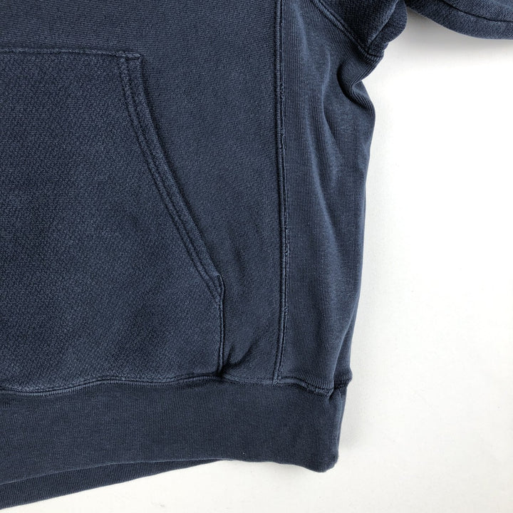 Champion Premium Reverse Weave IOWA University of Iowa College Sweat Pullover Hoodie (Men's Size M) cotton navy blue type Vintage Second Hand