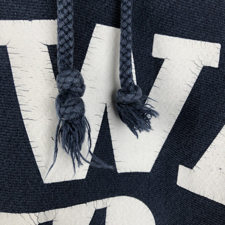 Champion Premium Reverse Weave IOWA University of Iowa College Sweat Pullover Hoodie (Men's Size M) cotton navy blue type Vintage Second Hand