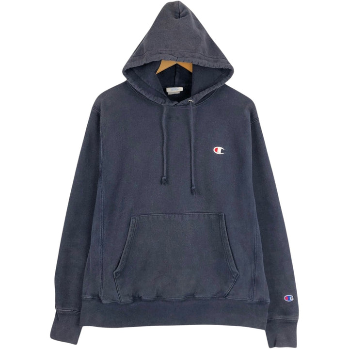Champion REVERSE WEAVE Reverse Weave Sweat Pullover Hoodie Men's M cotton navy blue type Vintage Second Hand