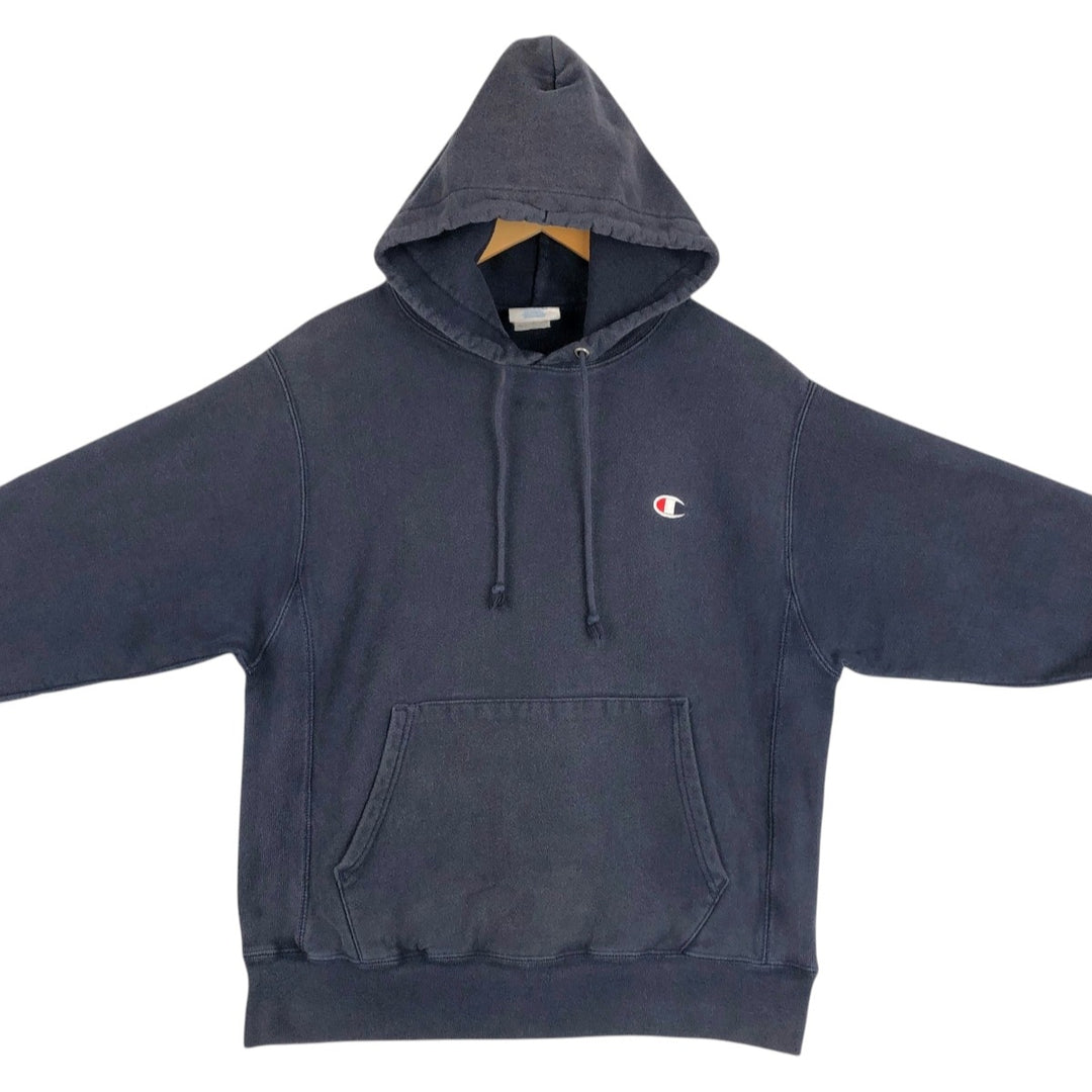 Champion REVERSE WEAVE Reverse Weave Sweat Pullover Hoodie Men's M cotton navy blue type Vintage Second Hand