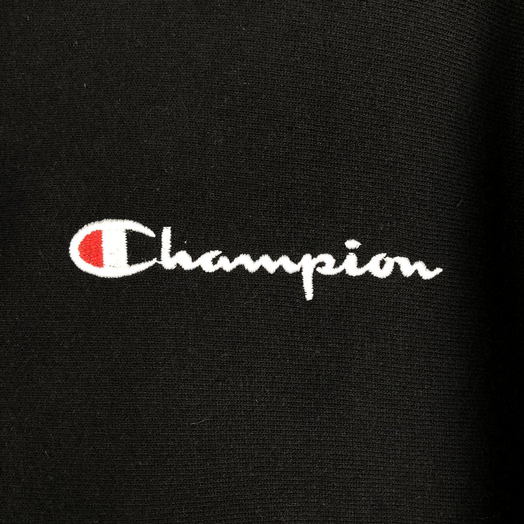 Champion REVERSE WEAVE Reverse Weave Sweat Pullover Hoodie Men's XL cotton black type Vintage Second Hand