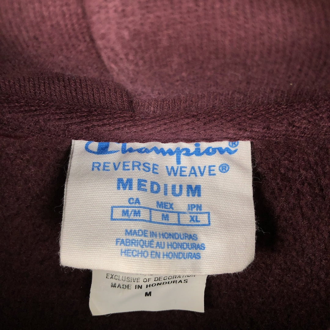 Champion REVERSE WEAVE Reverse Weave Sweat Pullover Hoodie Men's M cotton Red type red-purple Vintage Second Hand
