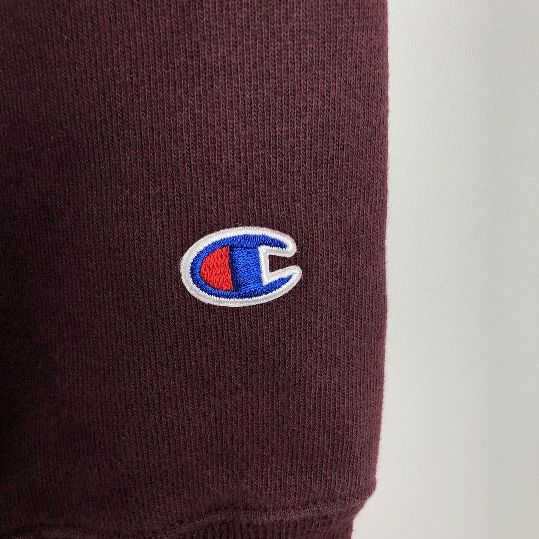 Champion REVERSE WEAVE Reverse Weave Sweat Pullover Hoodie Men's M cotton Red type red-purple Vintage Second Hand