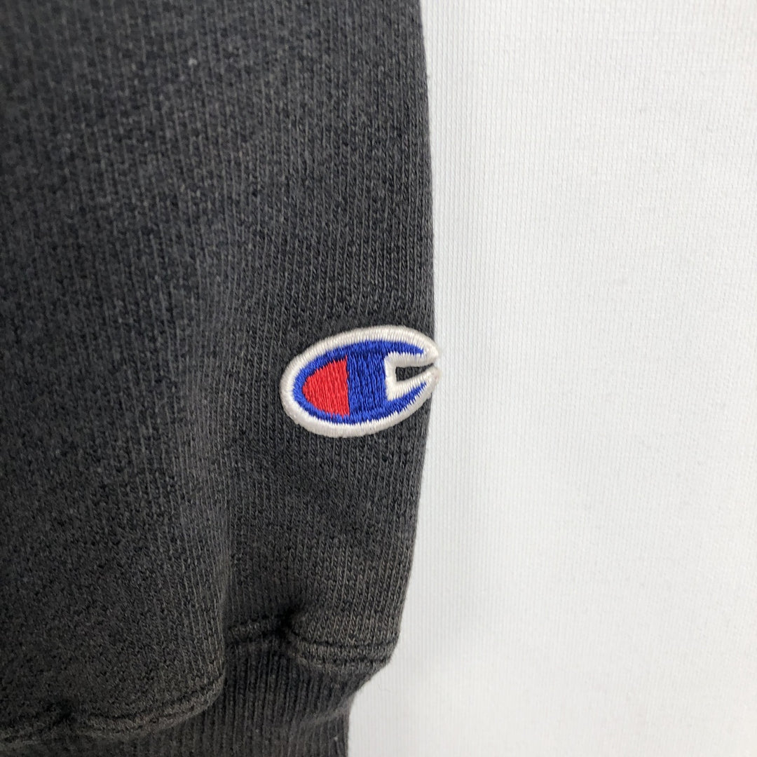 2000'S Champion Reverse Weave College Sweat Full-Zip Hoodie, Men's Size XL (approx.) cotton black type Vintage Second Hand