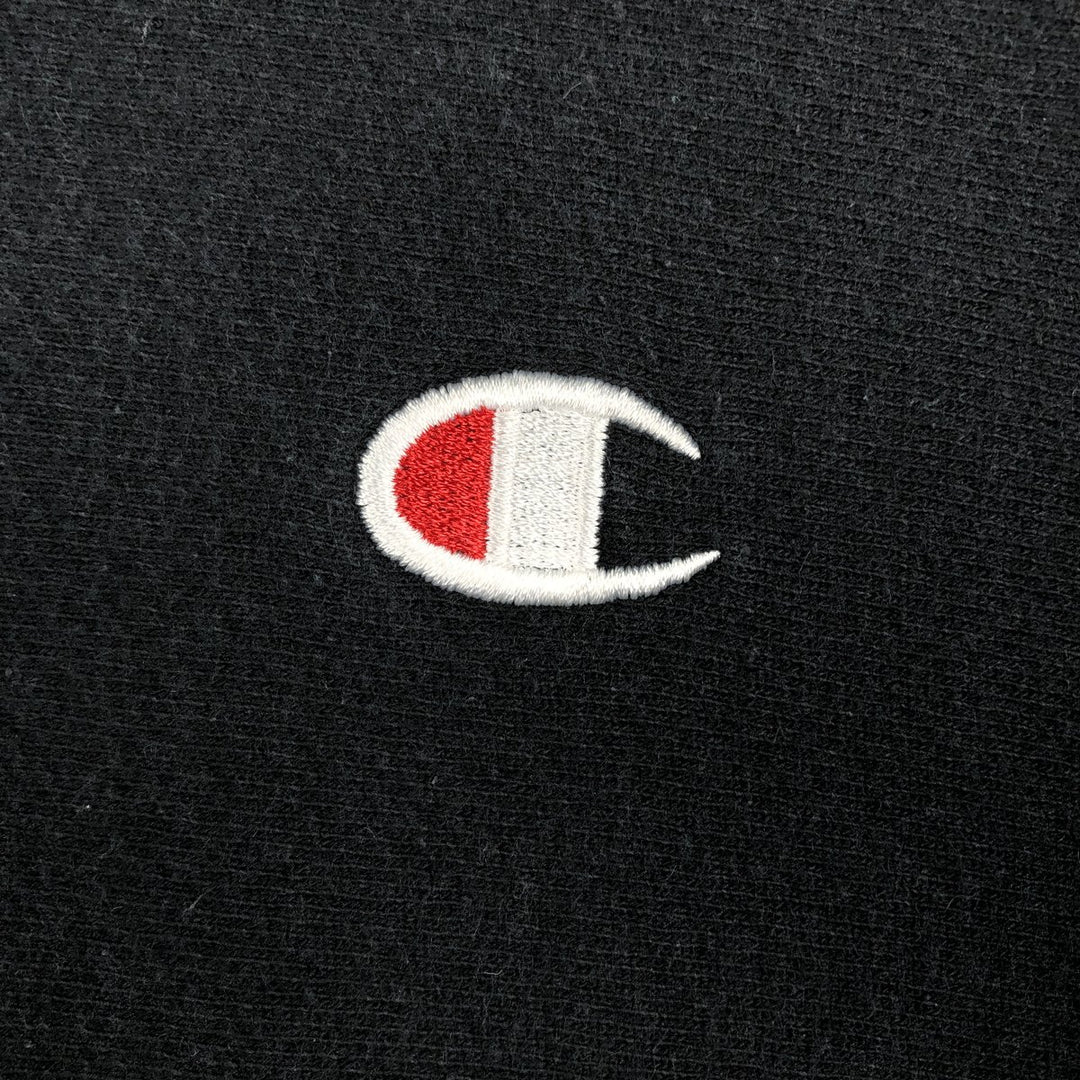 Champion REVERSE WEAVE Reverse Weave Sweat Pullover Hoodie Men's L size cotton black type Vintage Second Hand