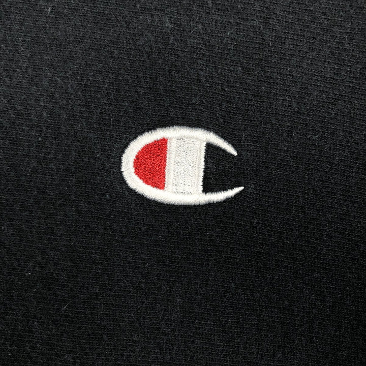 Champion REVERSE WEAVE Reverse Weave Sweat Pullover Hoodie Men's L size cotton black type Vintage Second Hand