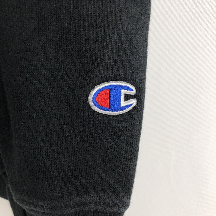 Champion REVERSE WEAVE Reverse Weave Sweat Pullover Hoodie Men's L size cotton black type Vintage Second Hand