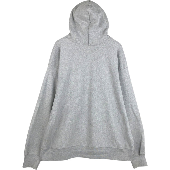 2000'S Champion PREMIUM REVERSE WEAVE Premium Reverse Weave Sweatshirt Pullover Hoodie, Men's XXL cotton gray type Vintage Second Hand