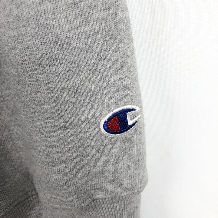 2000'S Champion PREMIUM REVERSE WEAVE Premium Reverse Weave Sweatshirt Pullover Hoodie, Men's XXL cotton gray type Vintage Second Hand