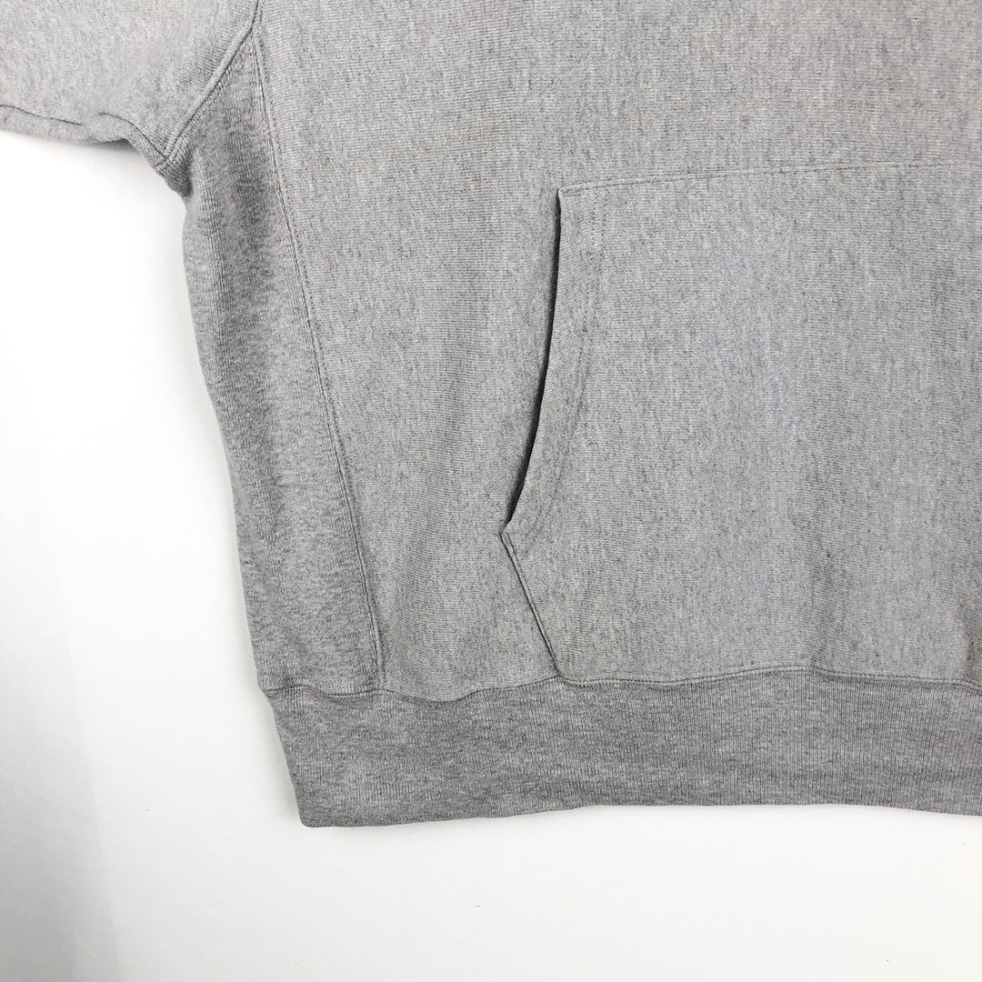 2000'S Champion PREMIUM REVERSE WEAVE Premium Reverse Weave Sweatshirt Pullover Hoodie, Men's XXL cotton gray type Vintage Second Hand