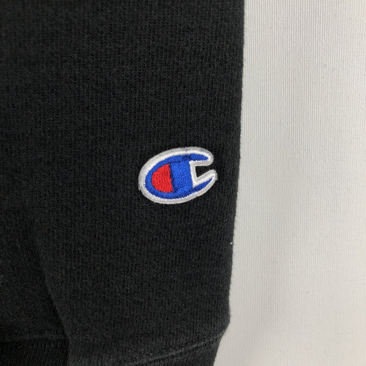 Champion REVERSE WEAVE Reverse Weave Sweat Pullover Hoodie Men's L size cotton black type Vintage Second Hand