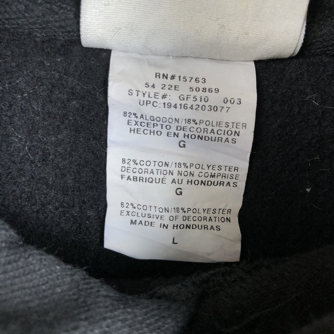 Champion REVERSE WEAVE Reverse Weave Sweat Pullover Hoodie Men's L size cotton black type Vintage Second Hand