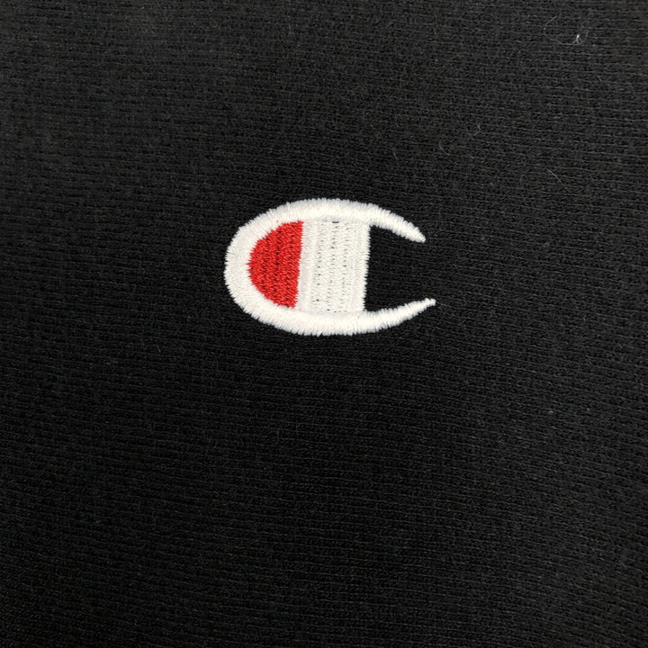 Champion REVERSE WEAVE Reverse Weave Sweat Pullover Hoodie Men's L size cotton black type Vintage Second Hand