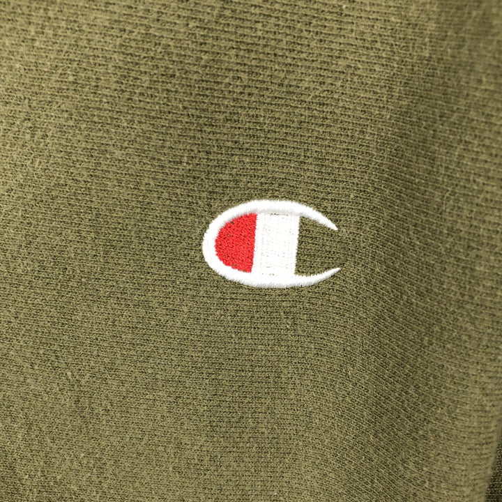Champion REVERSE WEAVE Reverse Weave Sweat Pullover Hoodie Men's M cotton Khaki type Vintage Second Hand