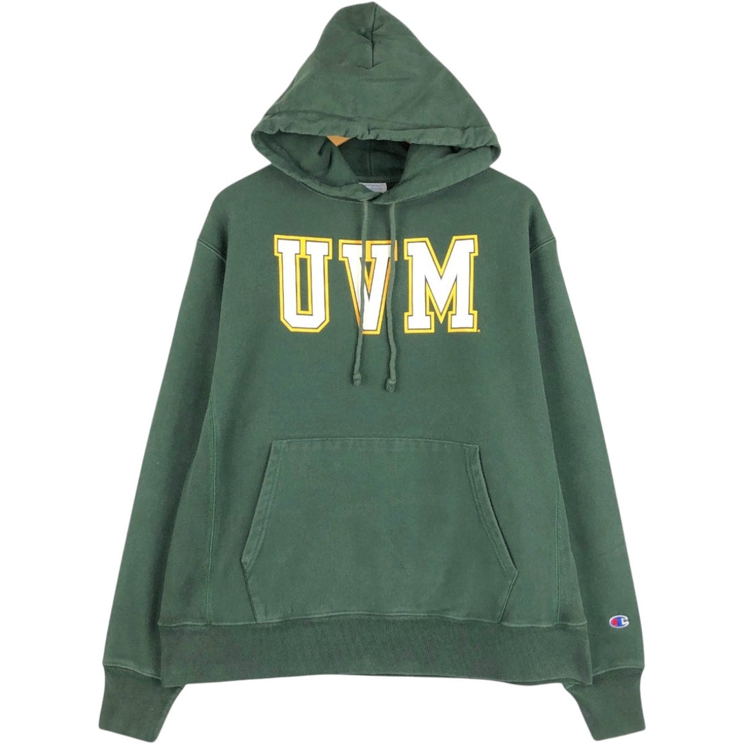 Champion REVERSE WEAVE Reverse Weave Sweat Pullover Hoodie Men's L size cotton green type Vintage Second Hand