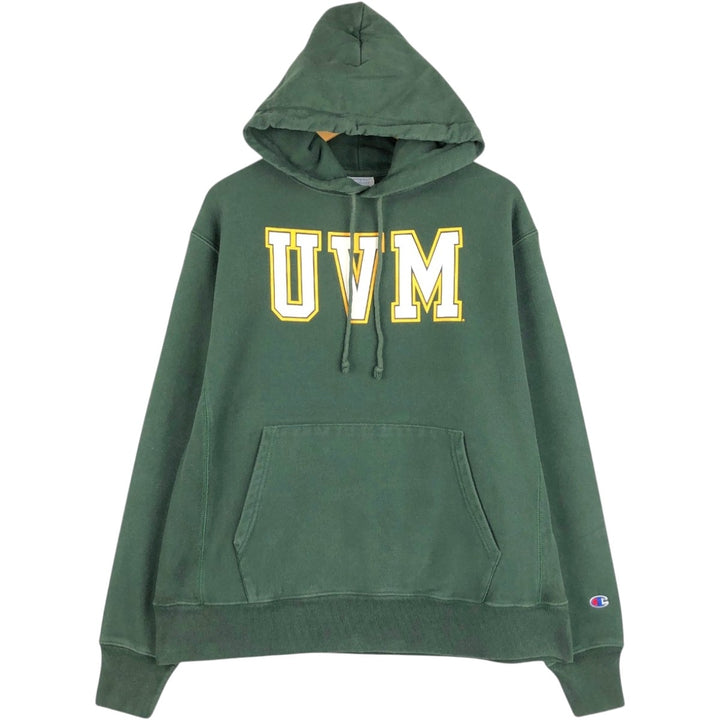 Champion REVERSE WEAVE Reverse Weave Sweat Pullover Hoodie Men's L size cotton green type Vintage Second Hand