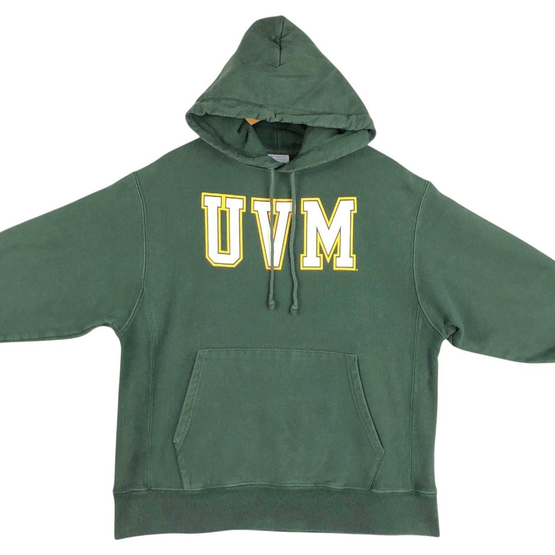 Champion REVERSE WEAVE Reverse Weave Sweat Pullover Hoodie Men's L size cotton green type Vintage Second Hand
