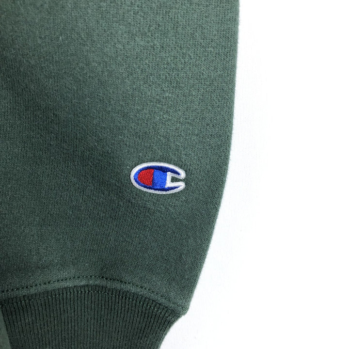 Champion REVERSE WEAVE Reverse Weave Sweat Pullover Hoodie Men's L size cotton green type Vintage Second Hand