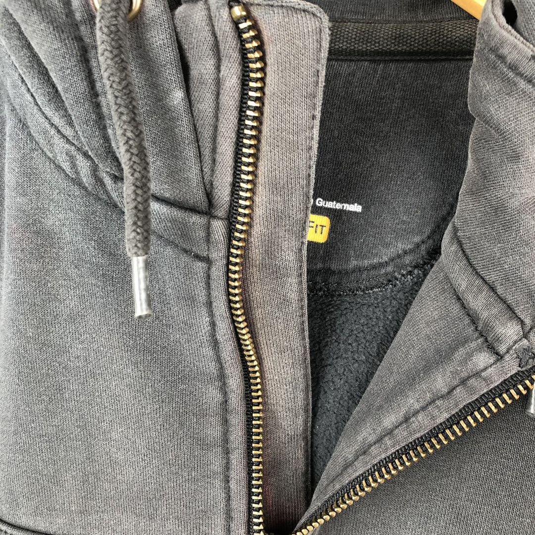 Carhartt Original Fit Half-Zip Hoodie, Men's Size Small cotton black type Vintage Second Hand
