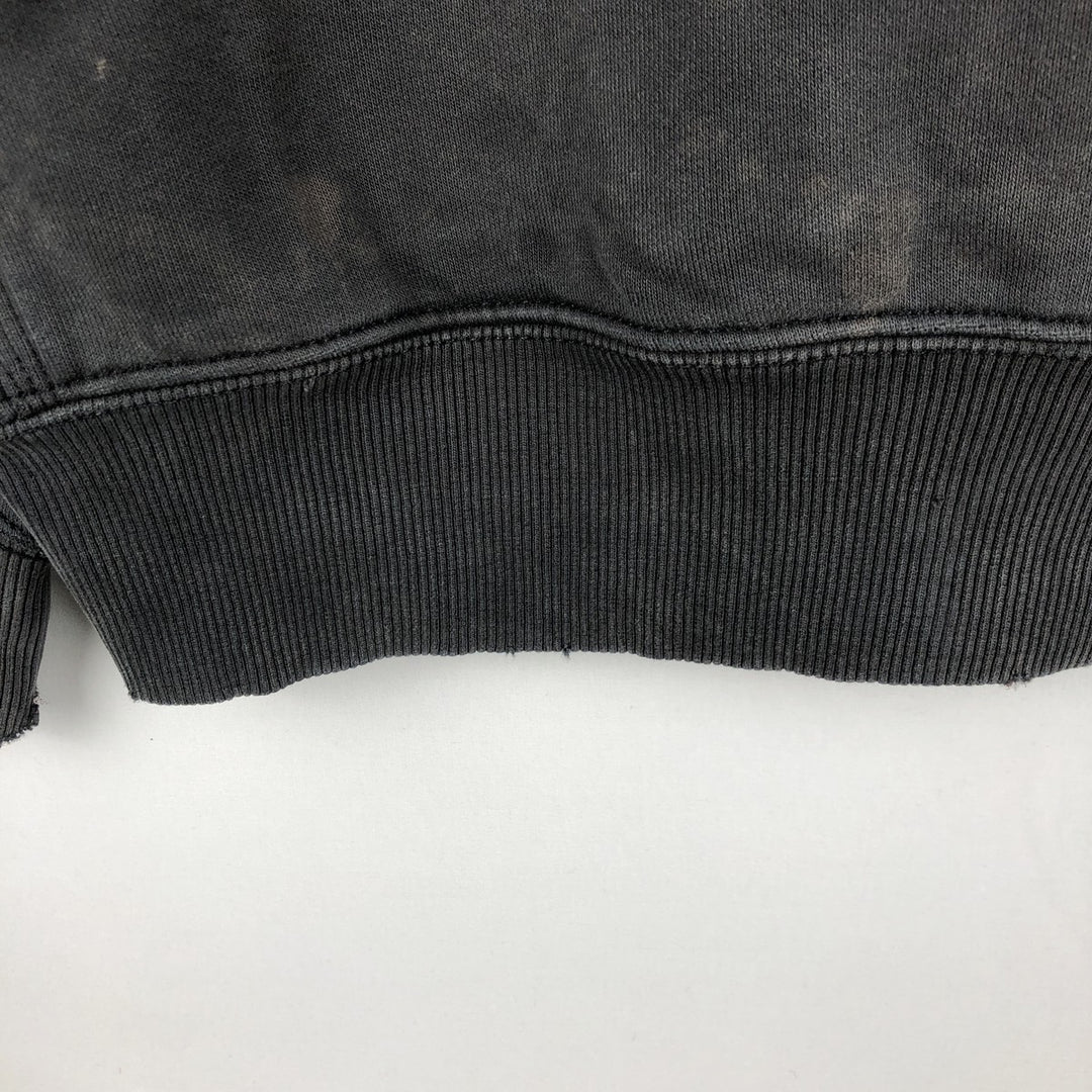Carhartt Original Fit Half-Zip Hoodie, Men's Size Small cotton black type Vintage Second Hand