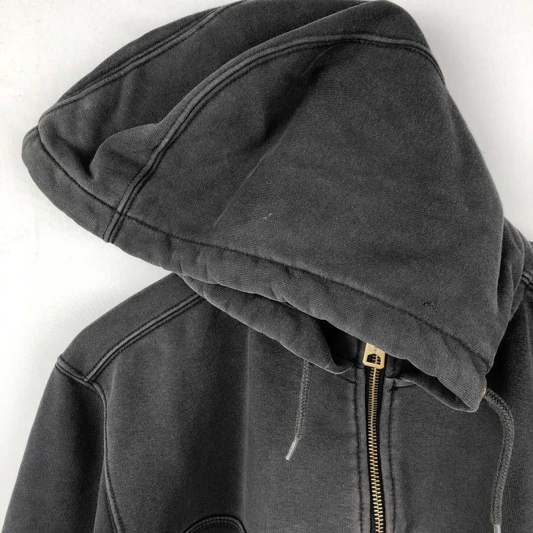 Carhartt Original Fit Half-Zip Hoodie, Men's Size Small cotton black type Vintage Second Hand