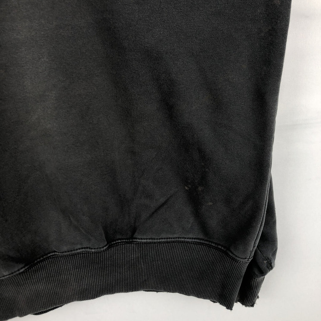 Carhartt Original Fit Half-Zip Hoodie, Men's Size Small cotton black type Vintage Second Hand